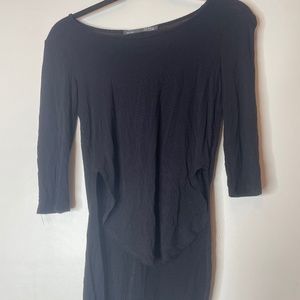 high low long sleeve